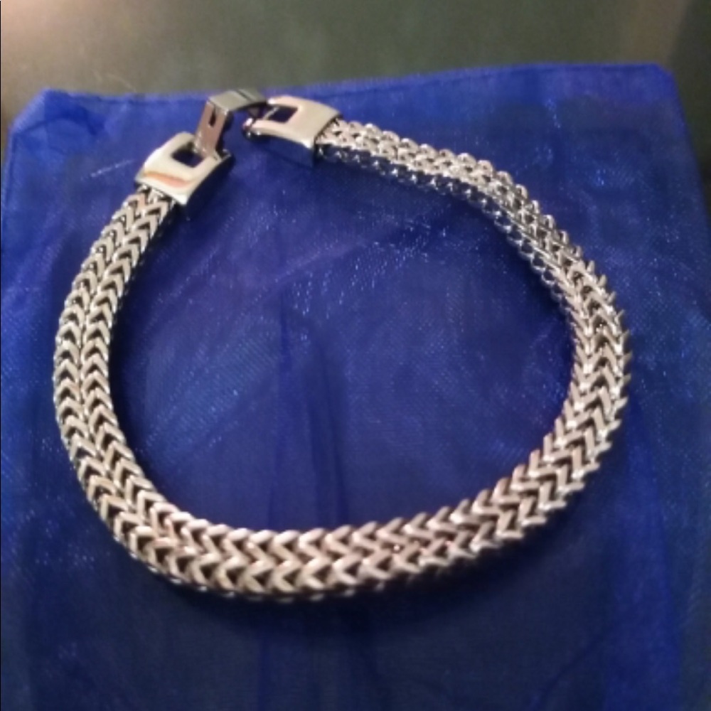 Men’s Stainless Steel link bracelet - Picture 3 of 8